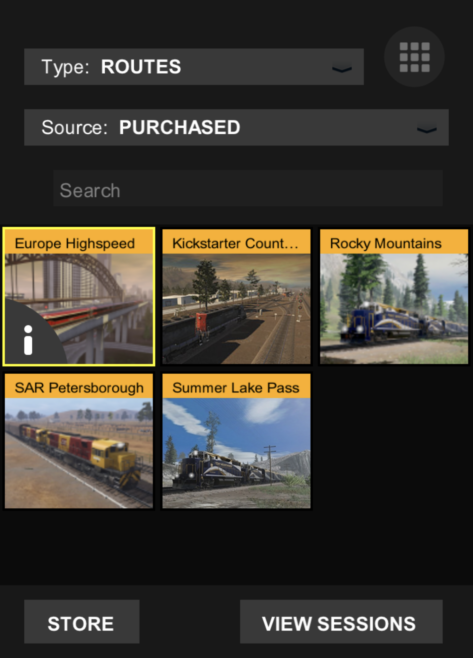 Trainz Simulator 3 Shop Screenshot