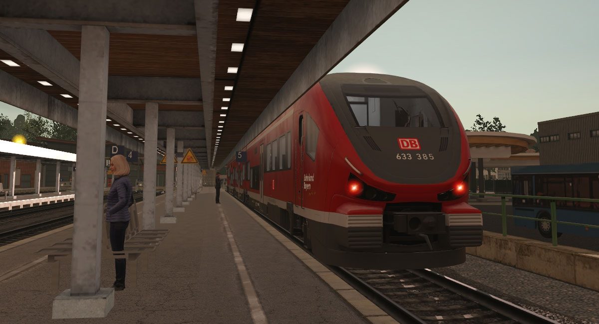 Neue Bahnstrecke Immenstadt-Oberstdorf für TS 3 - Spielgrafik-Bahngleis