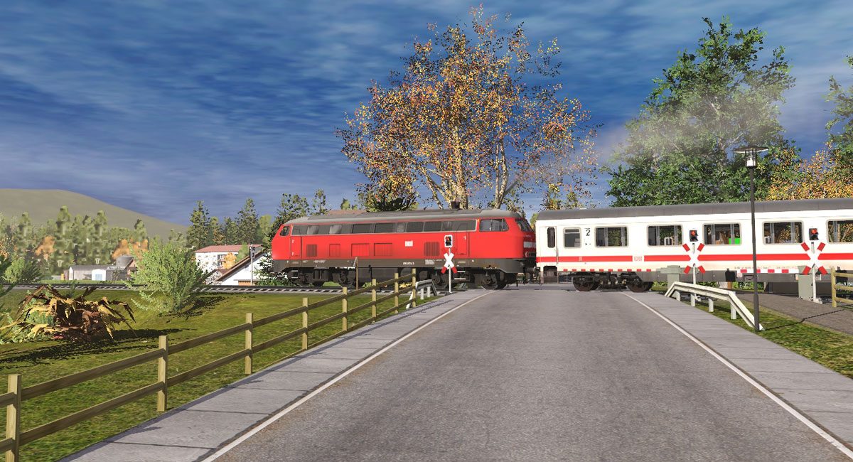 Neue Bahnstrecke Immenstadt-Oberstdorf für TS 3 - Spielgrafik-Landschaft